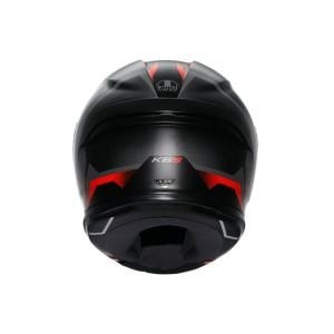AGV K6 S Kask Karve Mat Siyah Gri Kırmızı
