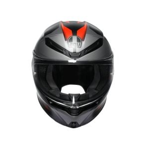 AGV K6 S Kask Karve Mat Siyah Gri Kırmızı