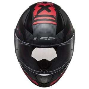 LS2 Rapid 2 Kask Xtreet Mat Siyah-Kırmızı