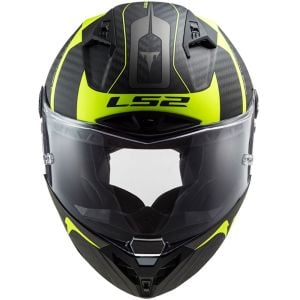 LS2 Thunder Karbon Racing 1 Mat Neon Sarı Kask