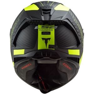 LS2 Thunder Karbon Racing 1 Mat Neon Sarı Kask