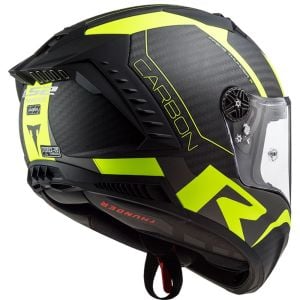 LS2 Thunder Karbon Racing 1 Mat Neon Sarı Kask