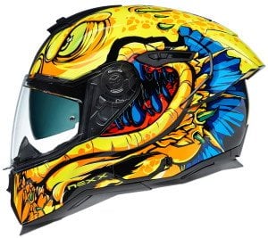 NEXX SX.100R Abisal Sarı Mavi Kask