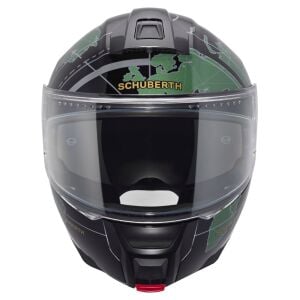 Schuberth C5 Çene Açılır Kask Globe Green 57-M