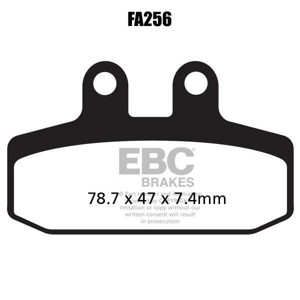EBC FA256 M/C Dısc Pad Set Dmx