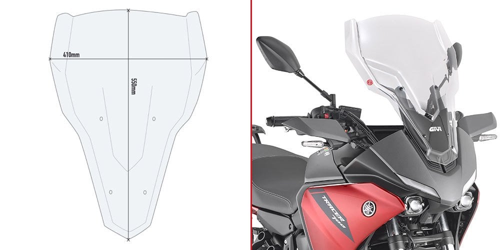Givi D2148ST Yamaha Tracer 700 Rüzgar Siperlik