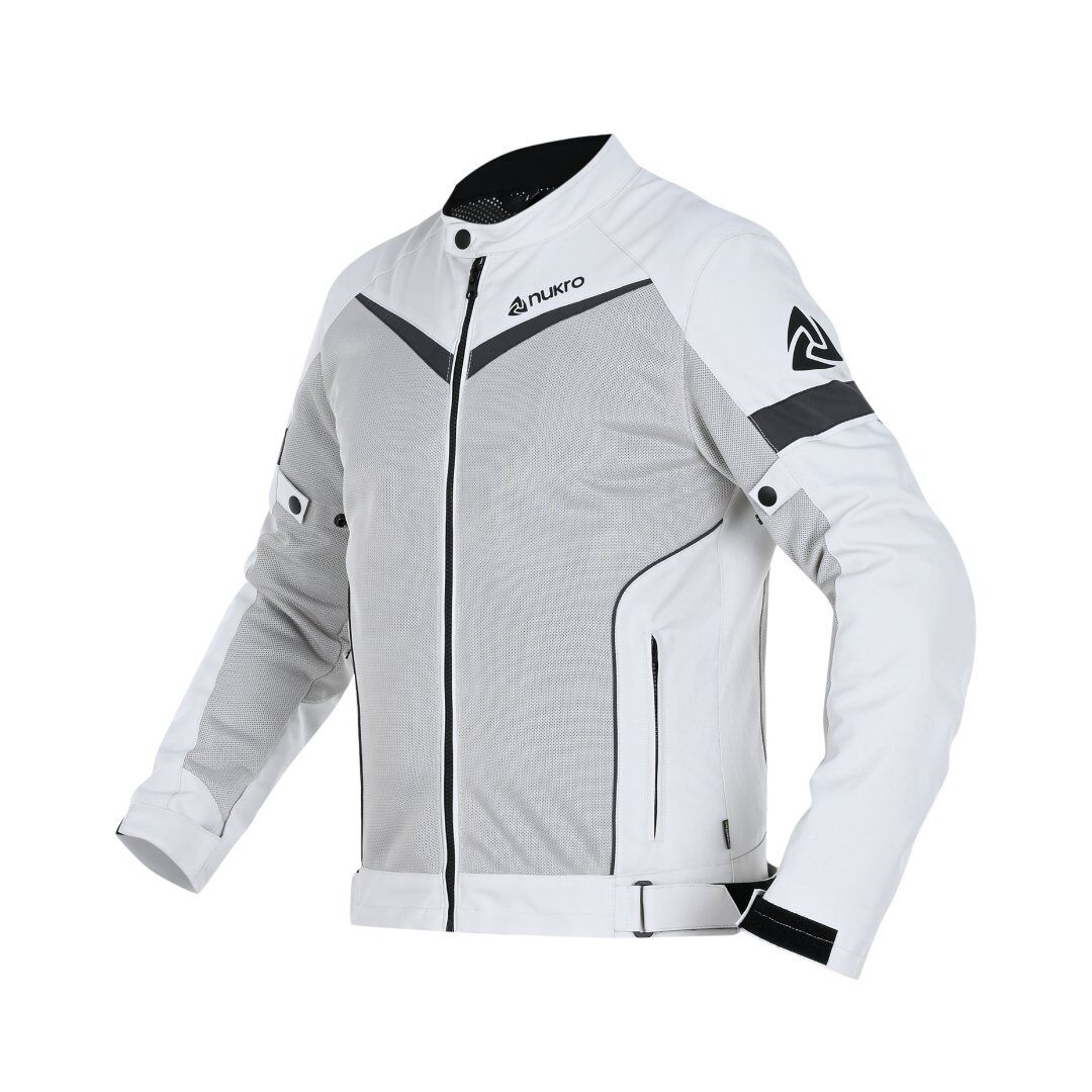 NukroWear City Yazlık Fileli Mont Gri