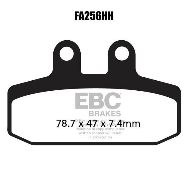 EBC FA256HH Double H Sintered Street Pad