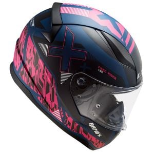 LS2 Rapid 2 Kask Xtreet Mat Mavi-Mor