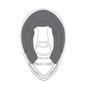 Agv K3 SV Kask Yanak Pedi XXL