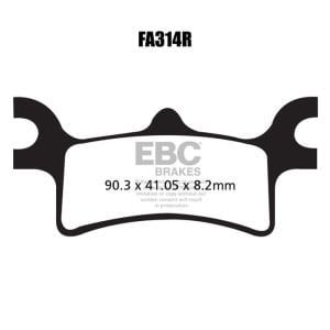 EBC FA314R Motosiklet Disk Ve Balata Seti