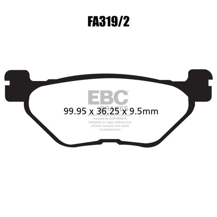 EBC FA319/2 Organik Fren Balatası