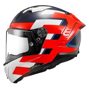 Ls2 Thunder Karbon Kask Alliance Kırmızı-Mavi-Beyaz