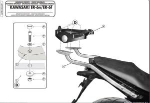 Givi 449FZ Kawasaki Er6N/Er6F 650 Arka Çanta Demiri