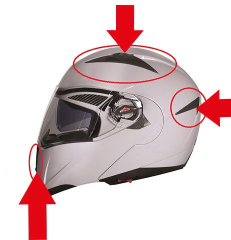 Cox Vıco Kask Havalandırma Seti