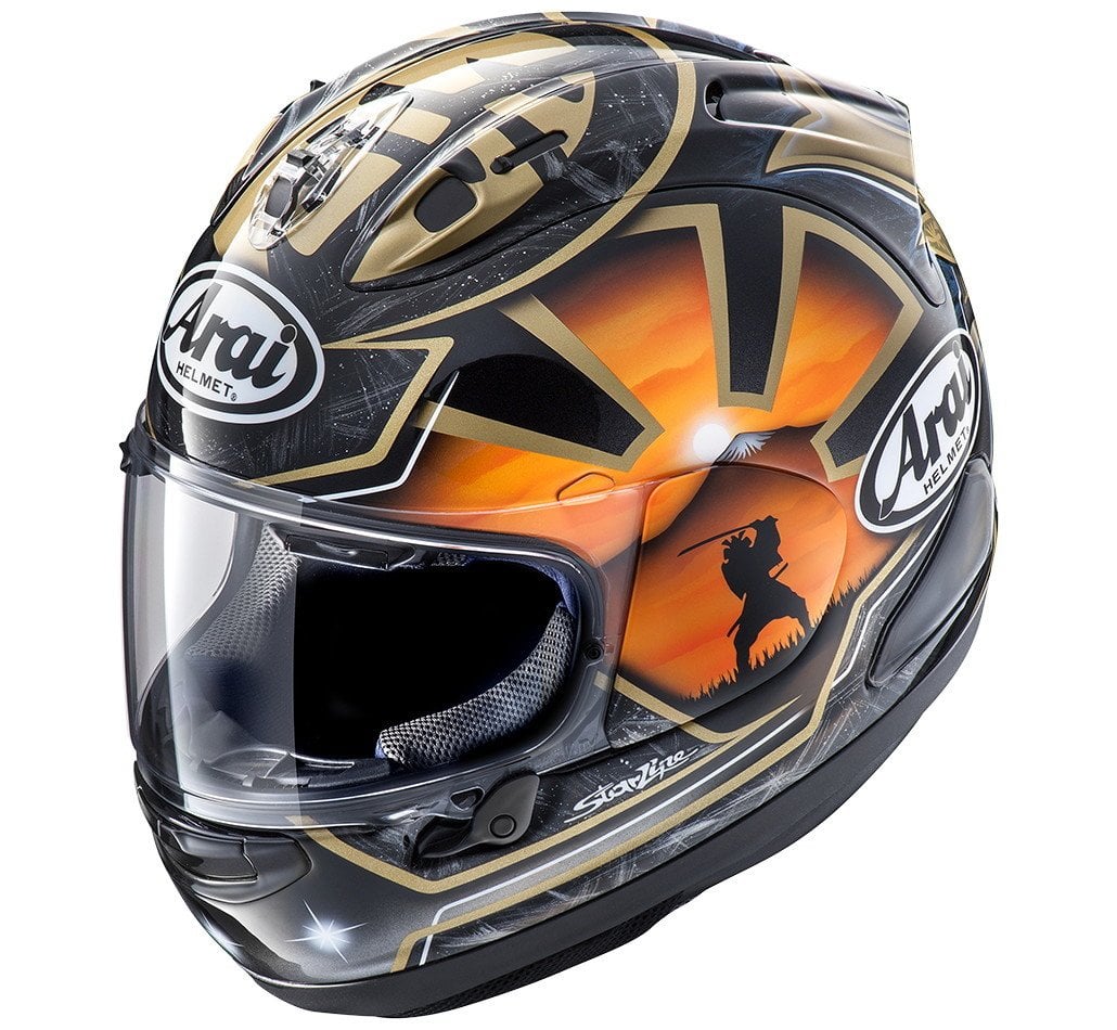 Arai RX-7V Kask Pedrosa Spirit Gold Racing Kask Fiyatları