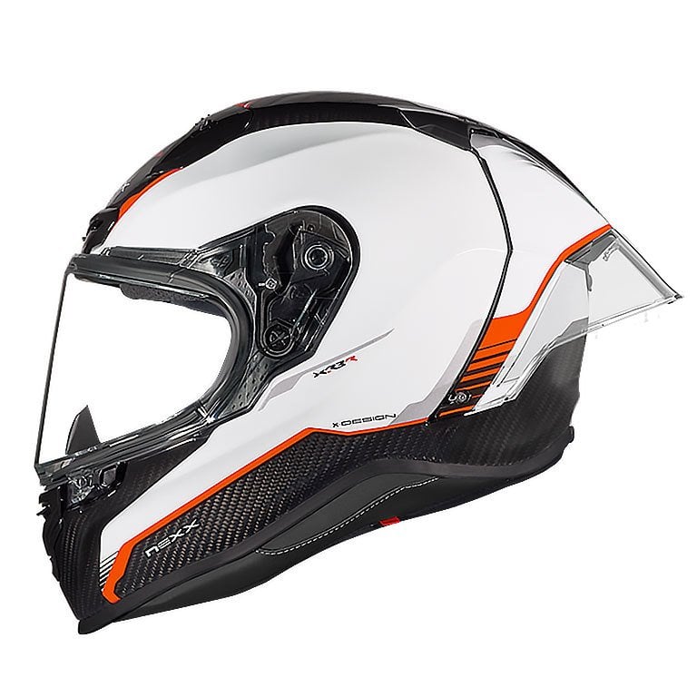 Nexx X.R3R Karbon Kask Beyaz Kırmızı