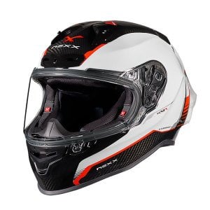 Nexx X.R3R Karbon Kask Beyaz Kırmızı