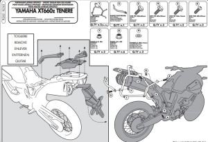 Kappa KL363 Yamaha XT 660Z Tenere Yan Çanta Demiri