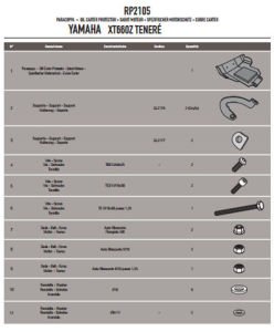 Givi RP2105 Yamaha XT 660Z Tenere (08-15) Karter Koruma