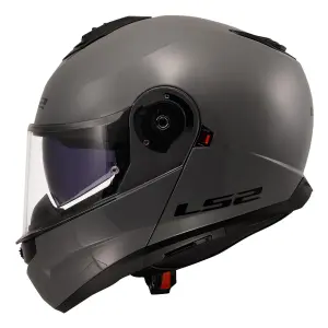 LS2 Strobe 2 Çene Açılır Kask Nardo Gri LS2 Strobe 2 Nardo Gri Kask
 XS