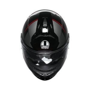 AGV TourModular Kask E2206 Multi Mplk Perception Siyah Kırmızı