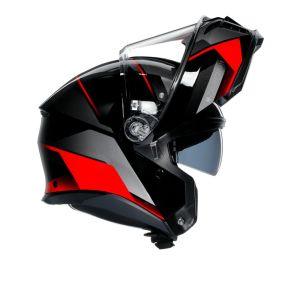 AGV TourModular Kask E2206 Multi Mplk Perception Siyah Kırmızı