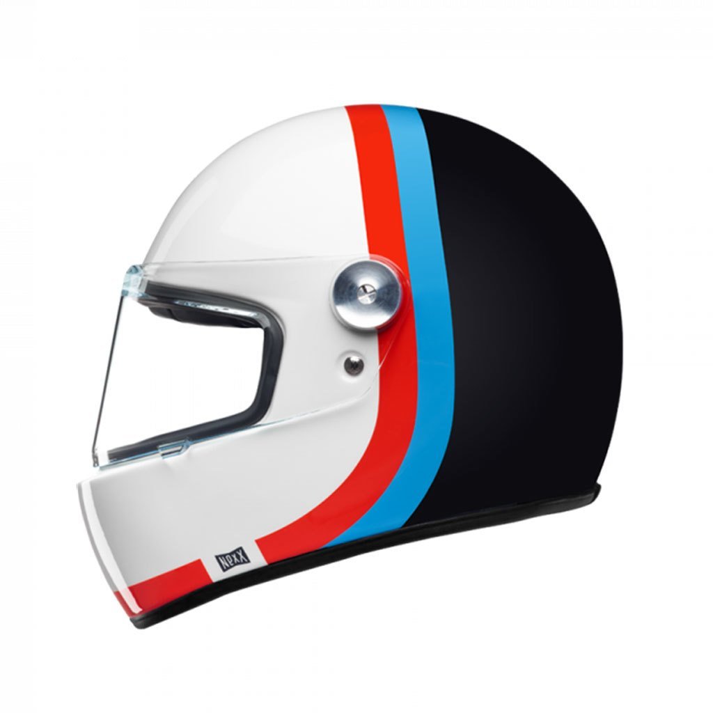 Nexx X.G100R Speedway Kask Beyaz Mavi