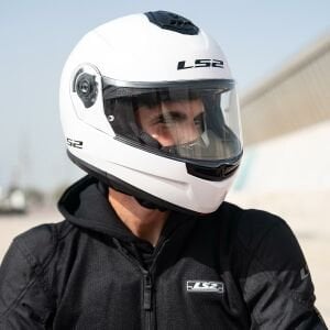 Ls2 Strobe 2 Beyaz Kask