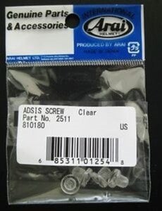 ARAI-55112511 ADSIS SCREWSET CLEAR
