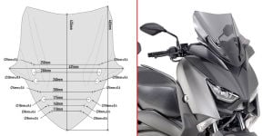 Givi D2136S Yamaha X-Max 300 Ön Cam