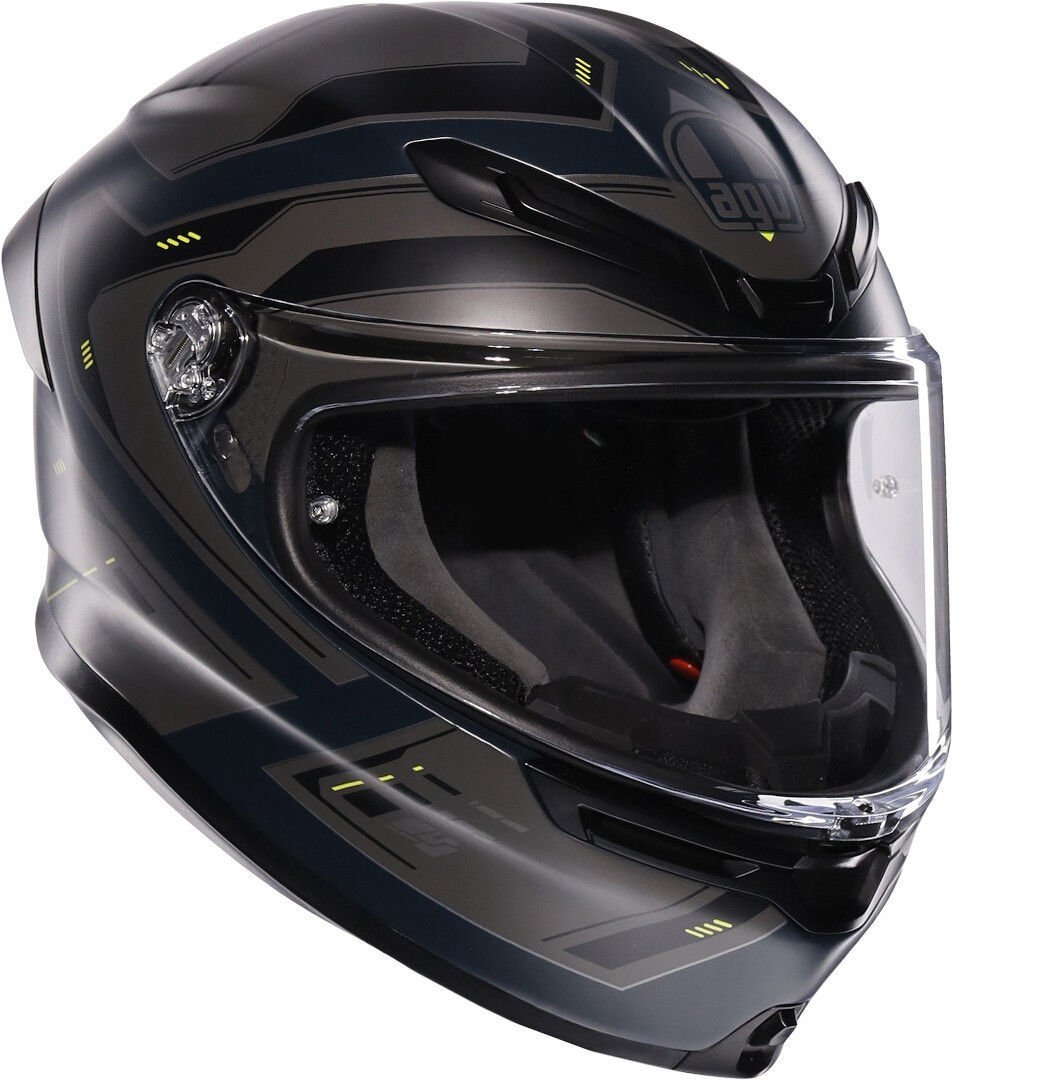 Agv K6 S Kask Enhance Mat Gri Sarı Fluo
