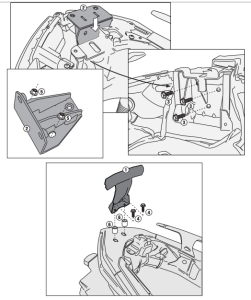 Kappa KTB2111 Yamaha X-Max 125-250-400 Sissybar