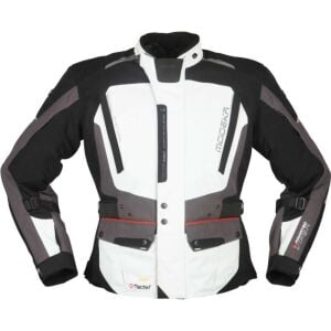 Modeka Viper Lt Waterproof Ceket Siyah Açık Gri