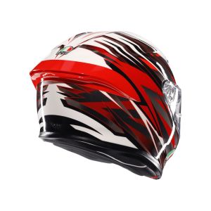 Agv K6 S Kask Reeval Beyaz Kırmızı Gri