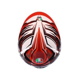 Agv K6 S Kask Reeval Beyaz Kırmızı Gri