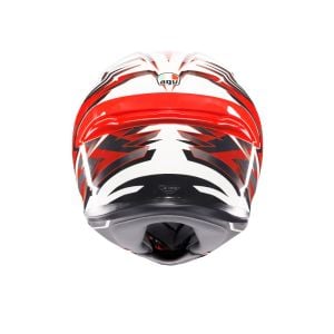 Agv K6 S Kask Reeval Beyaz Kırmızı Gri