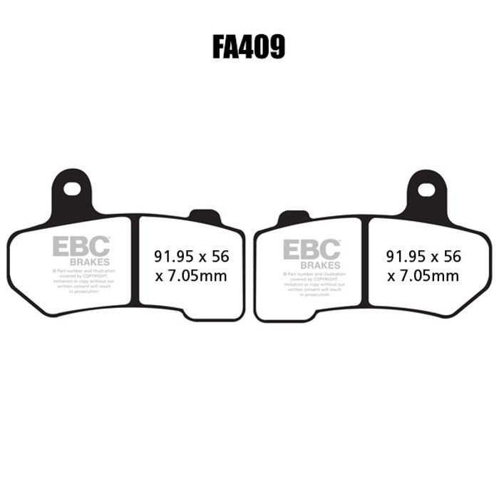 EBC FA409 M/C Dısc Pad Set