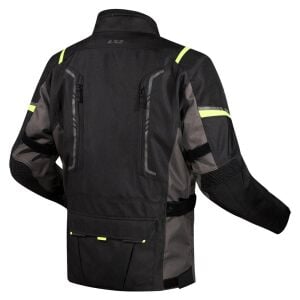 LS2 Narvik Kadın Mont Gri Siyah Neon Sarı