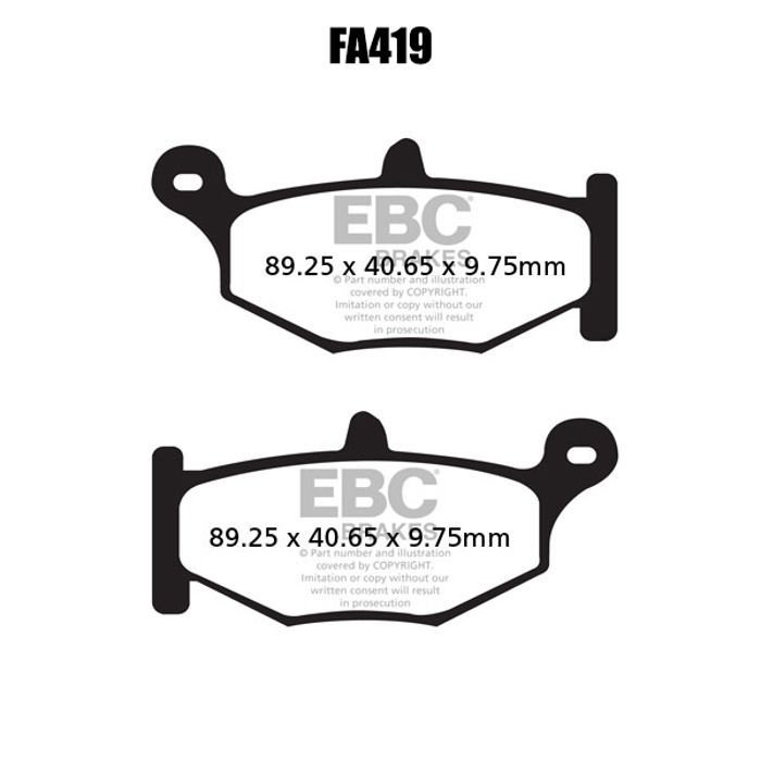 EBC FA419 Organik Fren Balatası