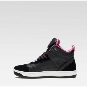 Xpd Moto-1 Deri Kadın H2OUT Sneakers Siyah