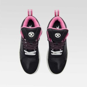 Xpd Moto-1 Deri Kadın H2OUT Sneakers Siyah