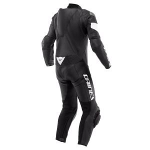 Dainese Tosa Deri Tulum Siyah Beyaz