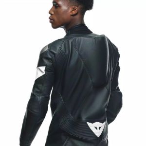 Dainese Tosa Deri Tulum Siyah Beyaz