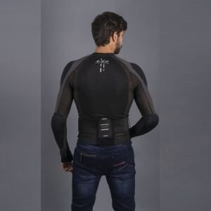 LS2 X-Armor Full Koruma Mont Siyah-Gri