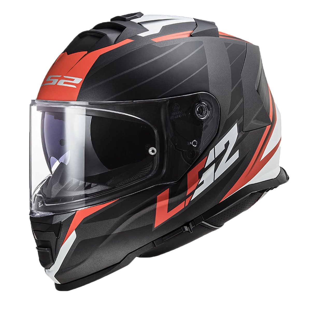 Ls2 Storm 2 Kask Nerve Mat Siyah Kırmızı