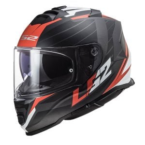 Ls2 Storm 2 Kask Nerve Mat Siyah Kırmızı