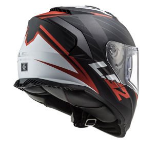 Ls2 Storm 2 Kask Nerve Mat Siyah Kırmızı