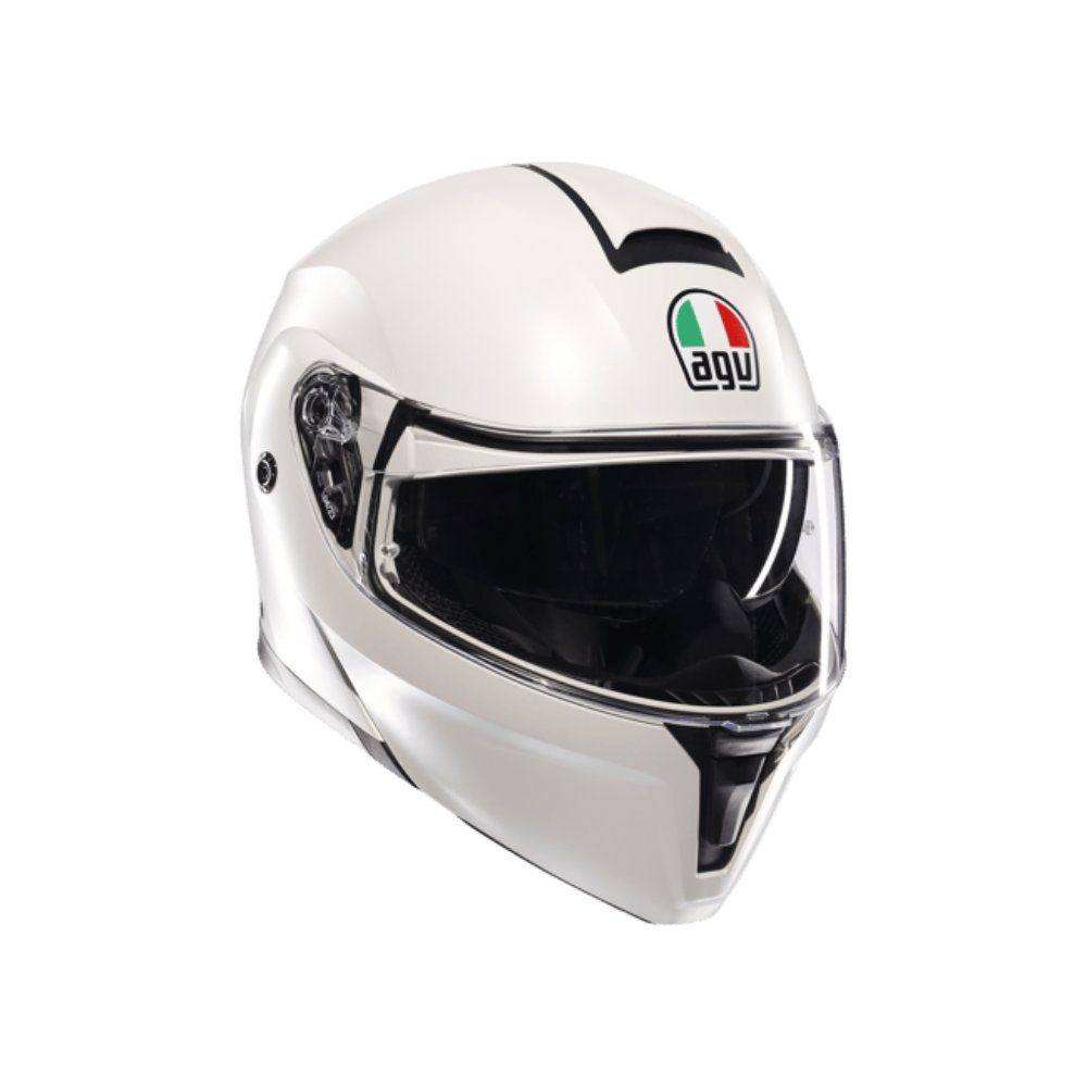 AGV Streetmodular Kask Mono Mat Materia Beyaz