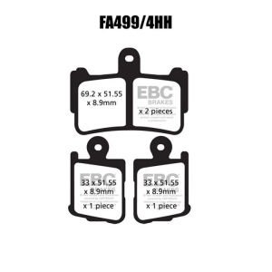 EBC FA499/4HH Double H Sinter Fren Balatası